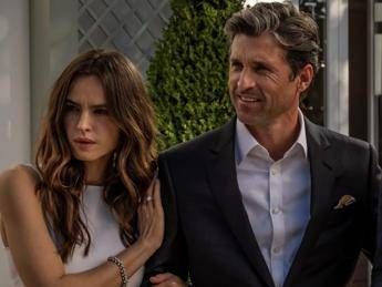 Kasia Smutniak è la moglie di Patrick Dempsey in 'Diavoli' Kasia Smutniak è la moglie di Patrick Dempsey in 'Diavoli'